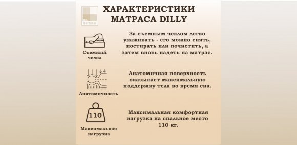 Матрас Dilly