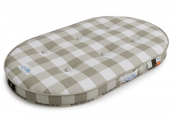 Детский матрас SUNNY 60x120 овальный 75x125 см
